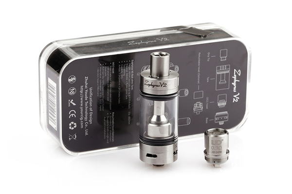 Атомайзер UD Zephypus v2 RTA Kit 6.0ml стальной
